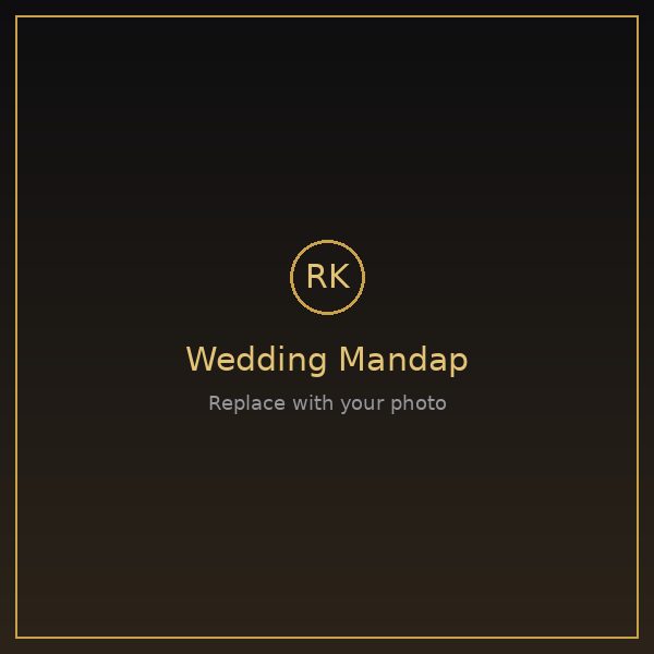 Wedding mandap decoration