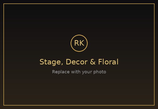 Stage, Decor & Floral Design in Ahmedabad