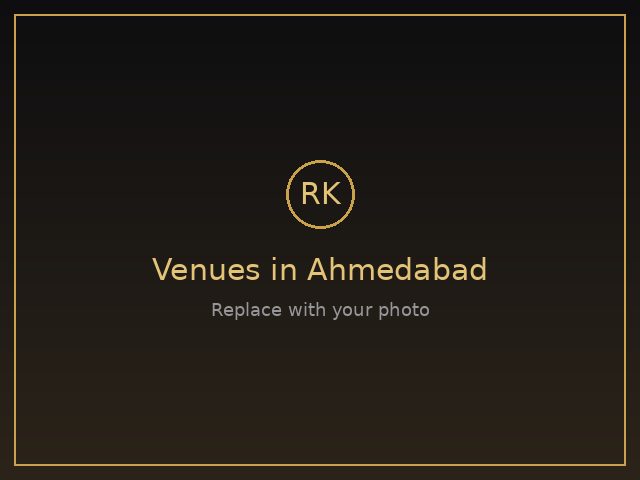 Decorated banquet venue in Ahmedabad